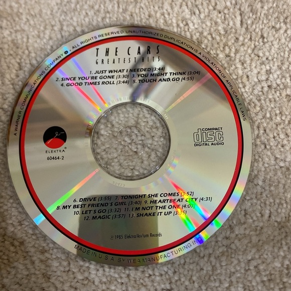 🔥 5 for $5🔥 The Cars Greatest Hits CD - Picture 3 of 5
